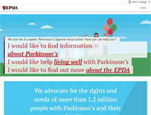 Tablet Screenshot of epda.eu.com